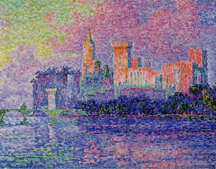 The Papal Palace,, Paul Signac